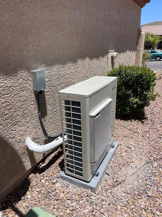 Residential air conditioning condenser unit in Pleasant Hill